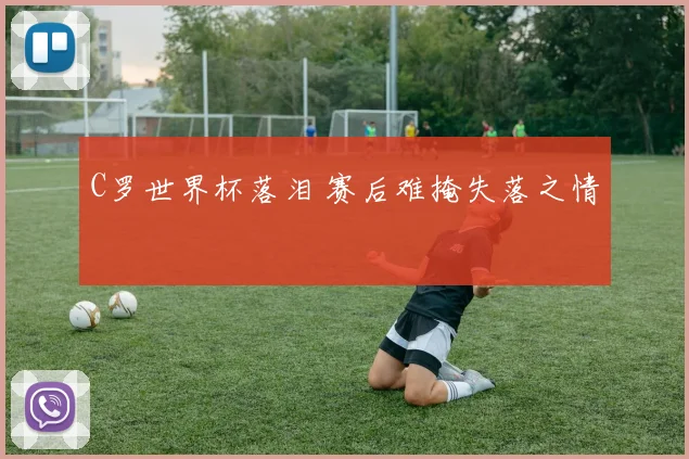 C罗世界杯落泪 赛后难掩失落之情